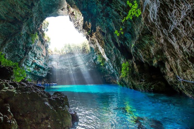 Tour panoramico e la Grotta Melissani
