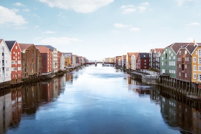 Panoramico di Trondheim